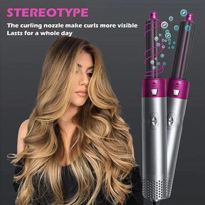 5-in-1 Multi-Head Hot Air Comb And Curler.