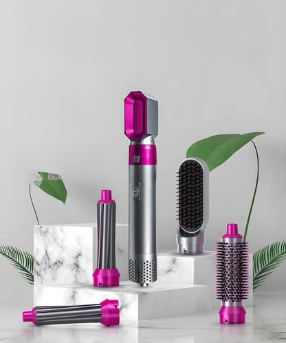 5-in-1 Multi-Head Hot Air Comb And Curler.